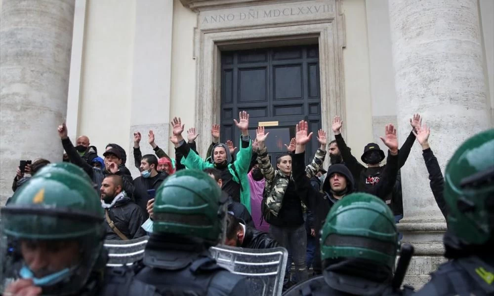 Ρώμη: Κινητοποιήσεις κατά του παρατεταμένου lockdown